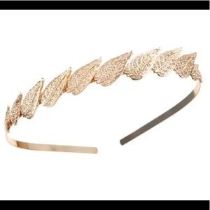 Gold Leaf Bridal/Flower Girl Headband